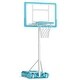 preview thumbnail 1 of 8, Gymax Pool Basketball Hoop w/32'' Shatterproof Backboard 3.1-4.1 FT White, Blue