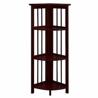 Casual Home Solid Wood Bookcase Corner - 12.5"D x 12.5"W x 38.75"H
