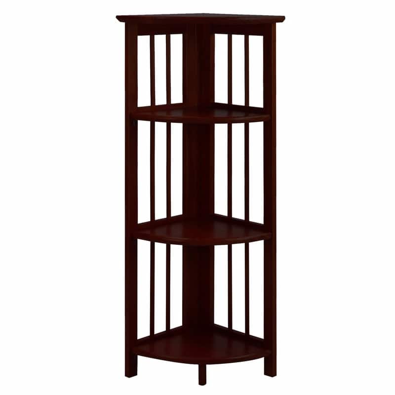 Casual Home Solid Wood Bookcase Corner - 12.5"D x 12.5"W x 38.75"H
