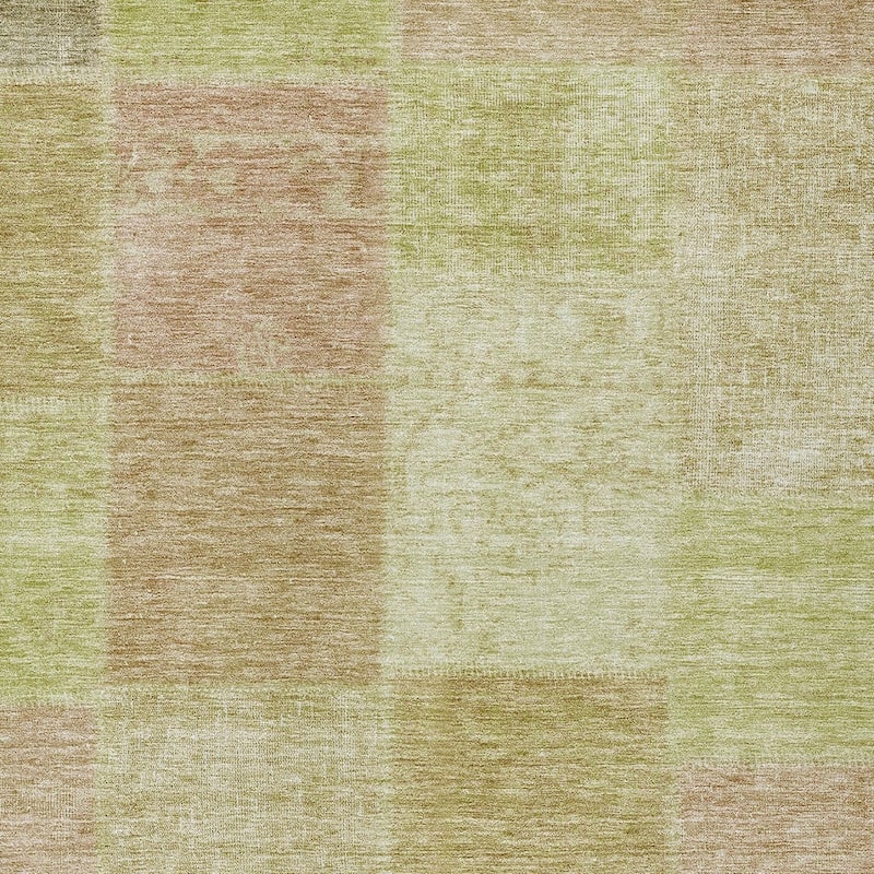 HomeRoots Patchwork Transitional Rectangle Outdoor Rug