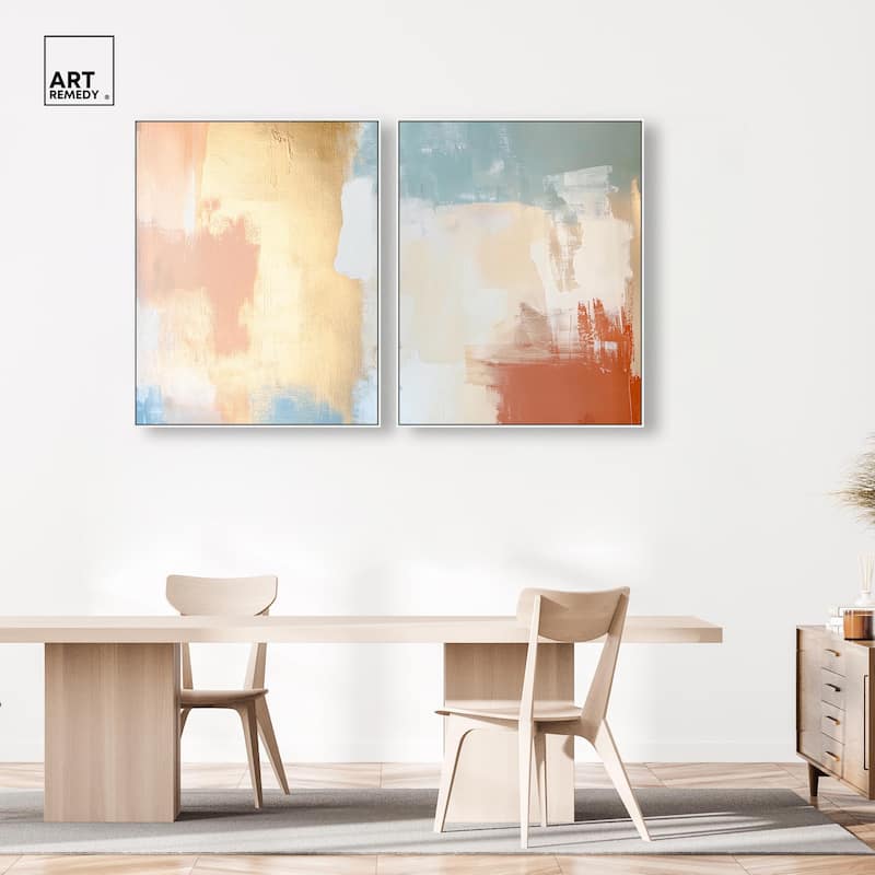 Painted Serenity I Canvas Set of 2 by Art Remedy