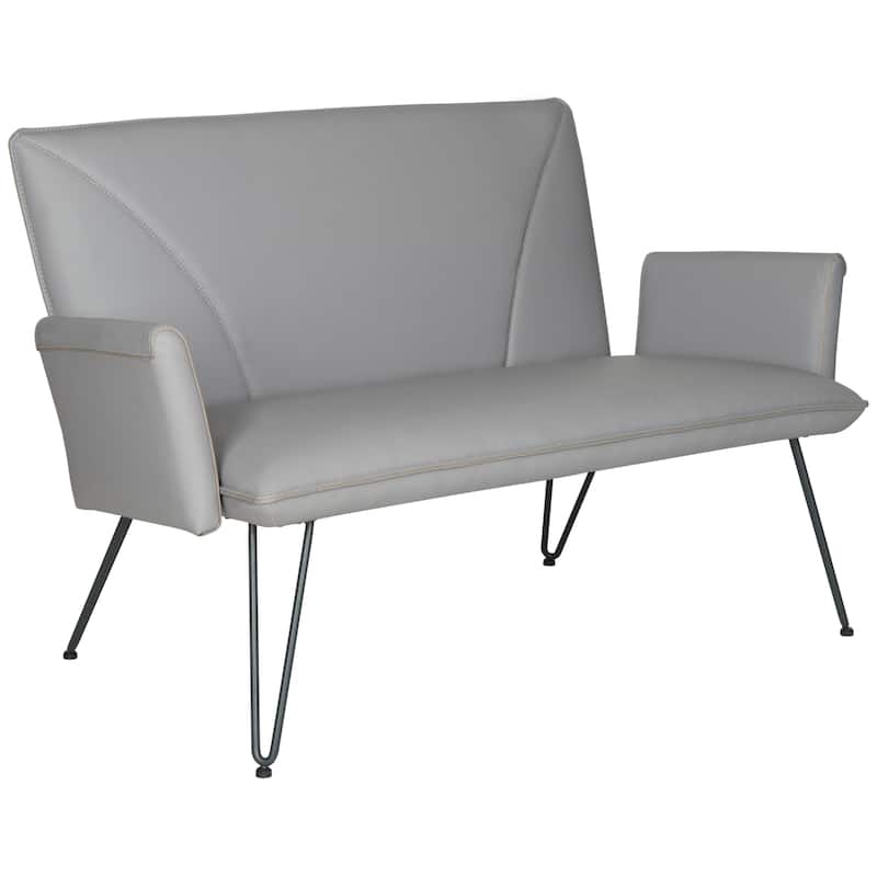 SAFAVIEH Michelina Mid-Century Modern Settee. - 52" W x 29" D x 33" H - 52Wx28Dx33H