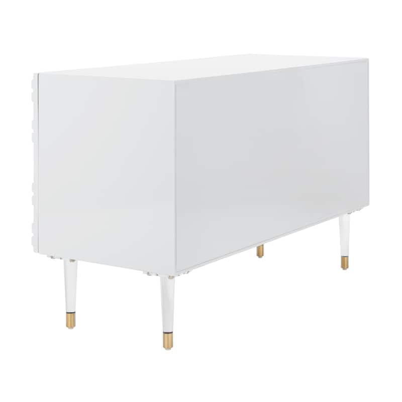 SAFAVIEH Couture Lillie Diamond Sideboard - 42.5" W x 16.1" L x 27.2" H - 43Wx16Dx27H