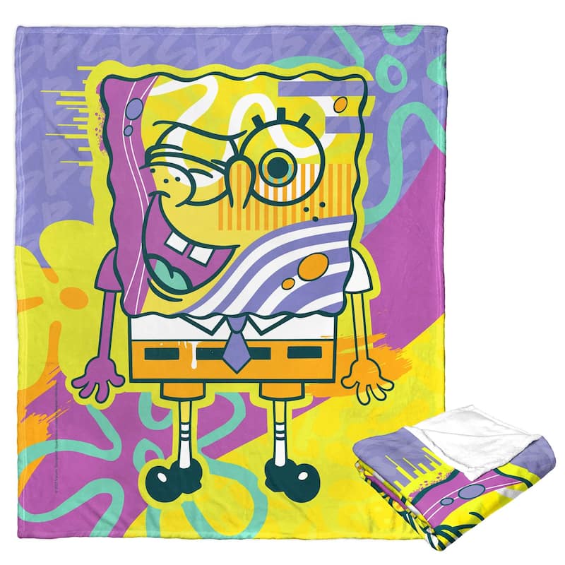 Nickelodeon Spongebob Squarepants Silk Touch Throw Blanket