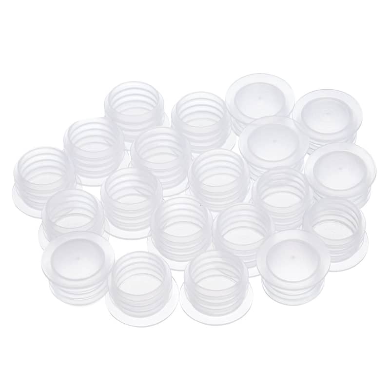 20Pcs Salt Shaker Stoppers, Plastic Salt Shaker Plug Stopper - Transparent