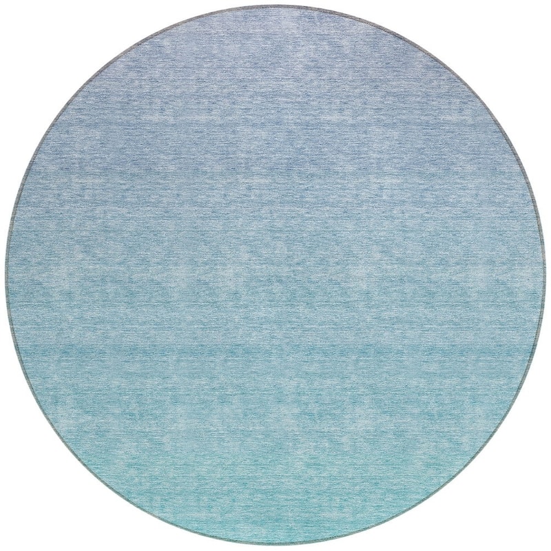 HomeRoots Ombre Transitional Rectangle Outdoor Rug