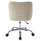 preview thumbnail 52 of 117, Corvus Braff Velvet Upholstered Adjustable Ergonomic Office Chair