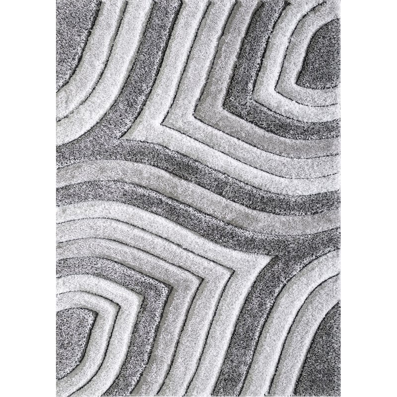 Colima Grey Textured Area Rug