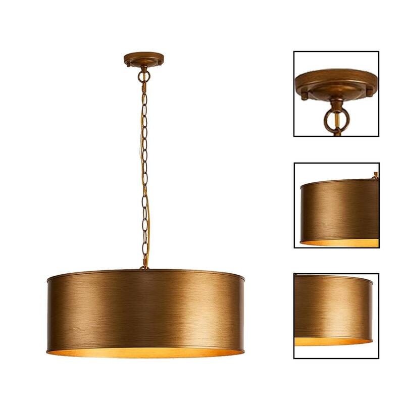 4 Light dining room light gold light bulb chandeliers metal pendant light