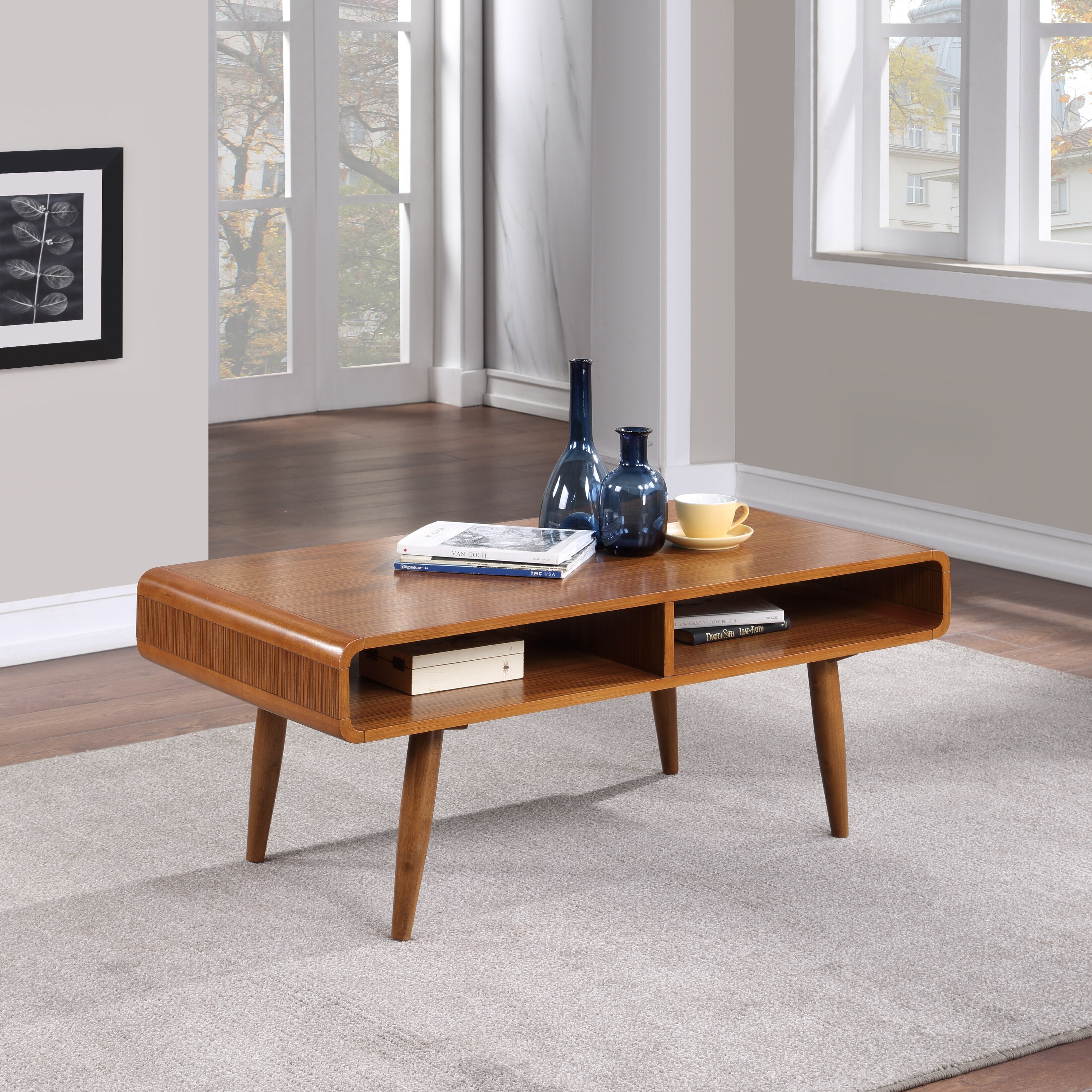 Halmstad Coffee Table, Zebra Series - Overstock - 8231681