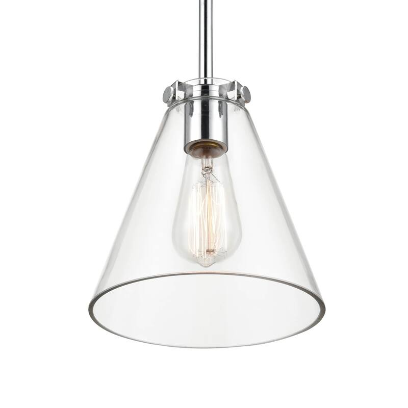 Millennium Lighting 8" Wide Mini Pendant with Clear Glass Shade