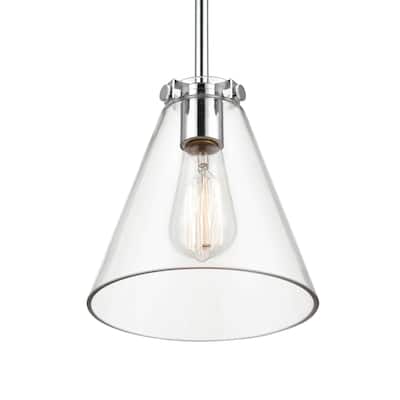 Millennium Lighting 8" Wide Mini Pendant with Clear Glass Shade