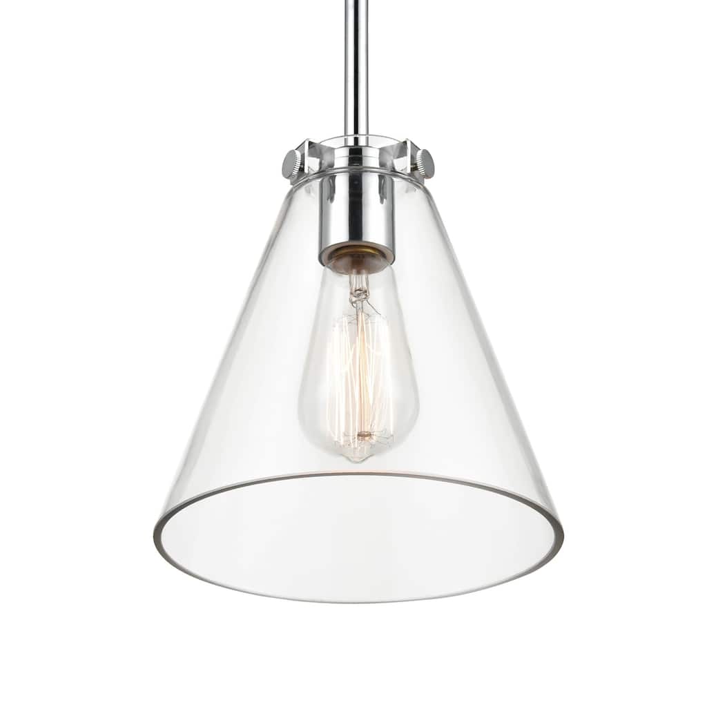 Millennium Lighting 8" Wide Mini Pendant with Clear Glass Shade