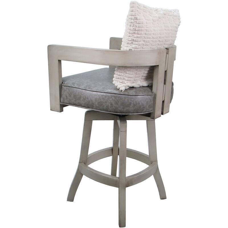 Swivel Wood Counter Bar or Extra Tall Stool - Kadir on S-Base - N/A