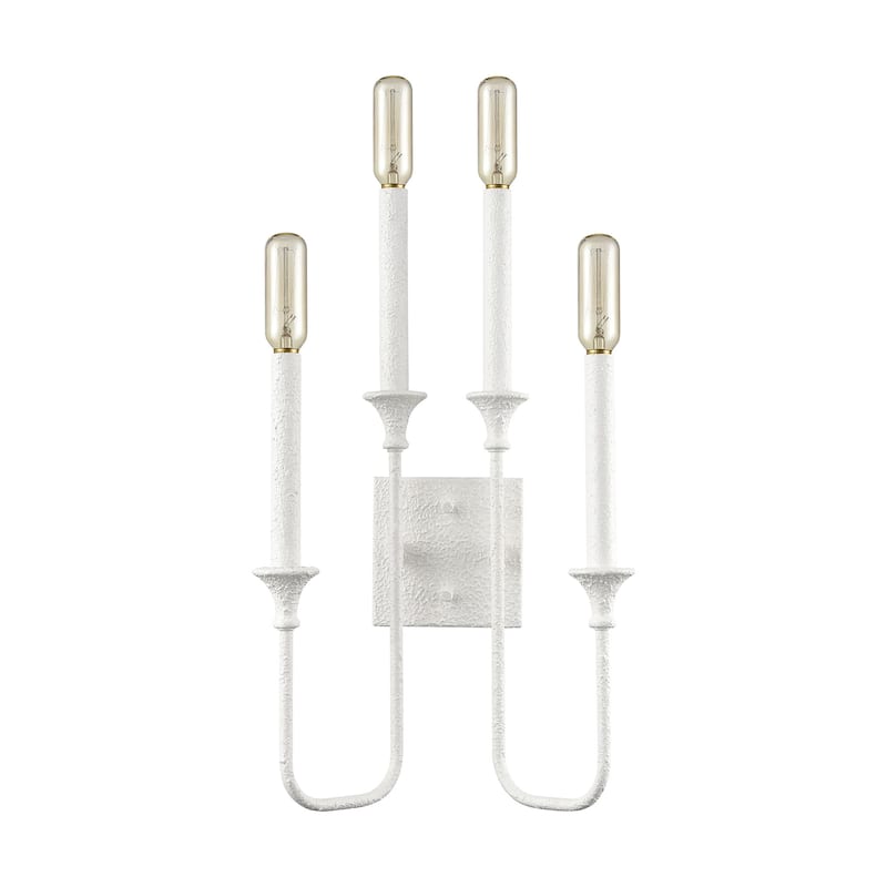 Edward 33'' High 4-Light Sconce - Matte White - 33 inch Tall