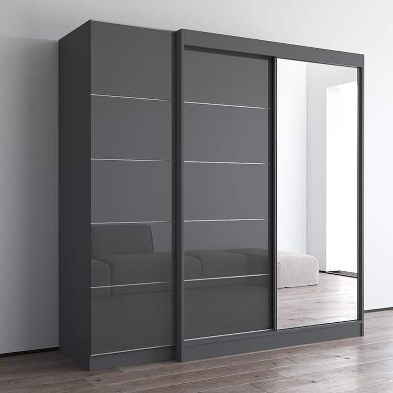 Aria 2D-EX Wardrobe with 1 Mirror