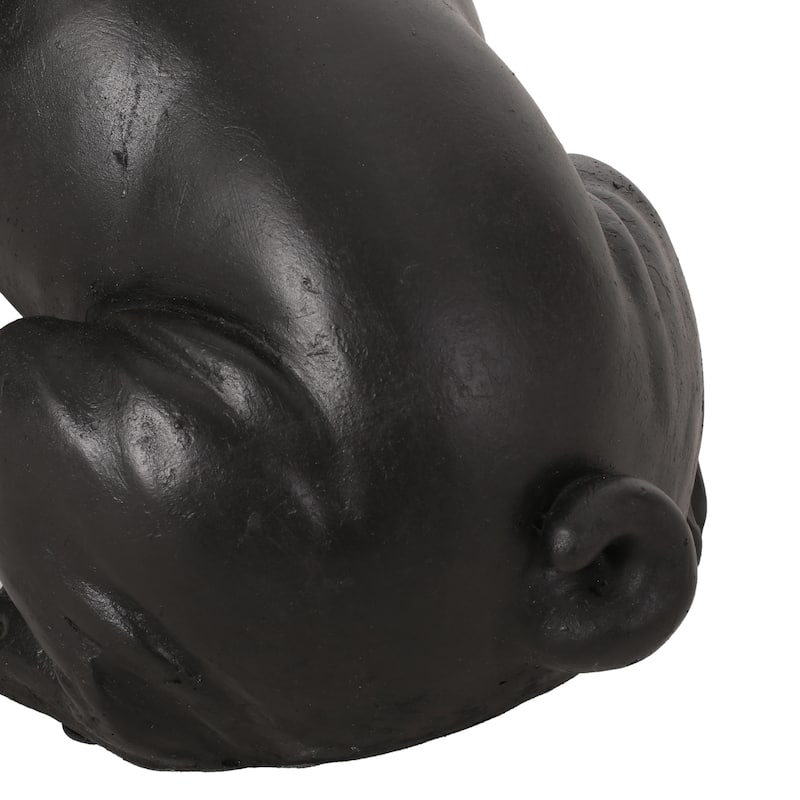 Delamore Outdoor French Bulldog Garden Statue by Christopher Knight Home