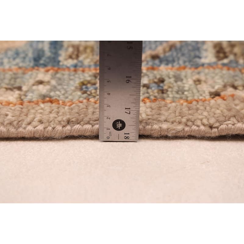 ECARPETGALLERY Hand-knotted Jules Serapi Taupe Wool Rug - 7'10 x 10'0