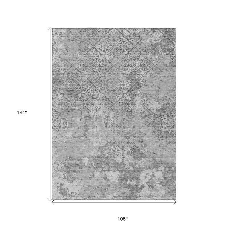 HomeRoots Floral Transitional Rectangle Outdoor Rug