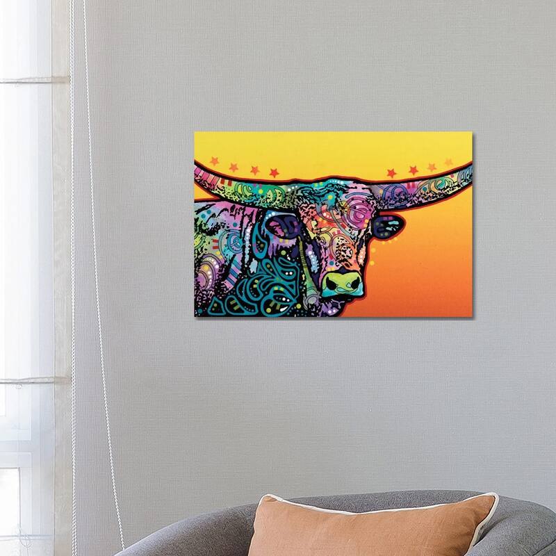 iCanvas "The Longhorn" by Dean Russo Canvas Print - 18x26x1.5