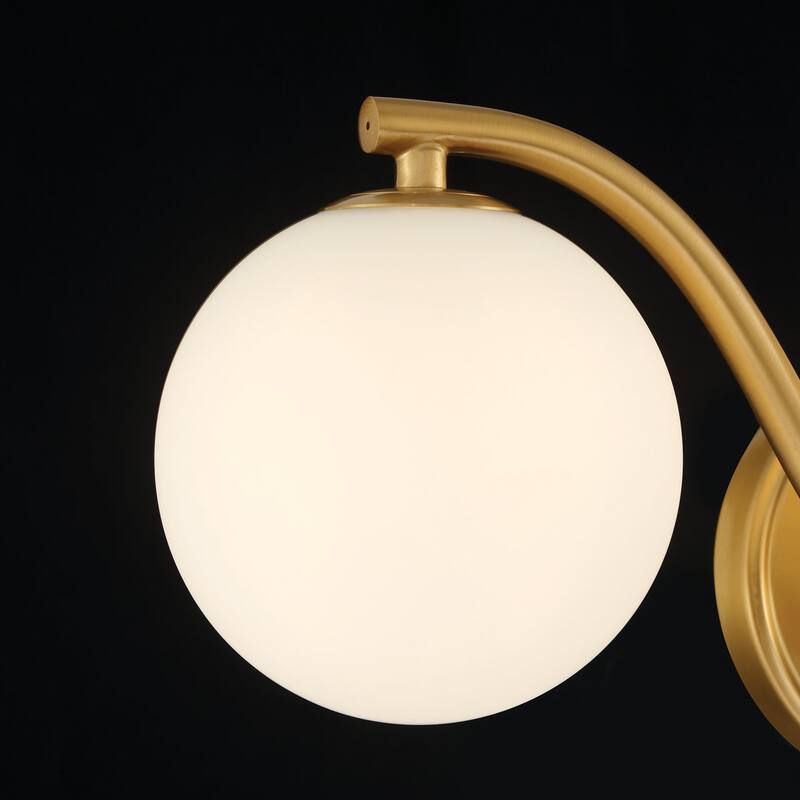 Acroma Triple Globe Wave Vanity Lighting - 3-light