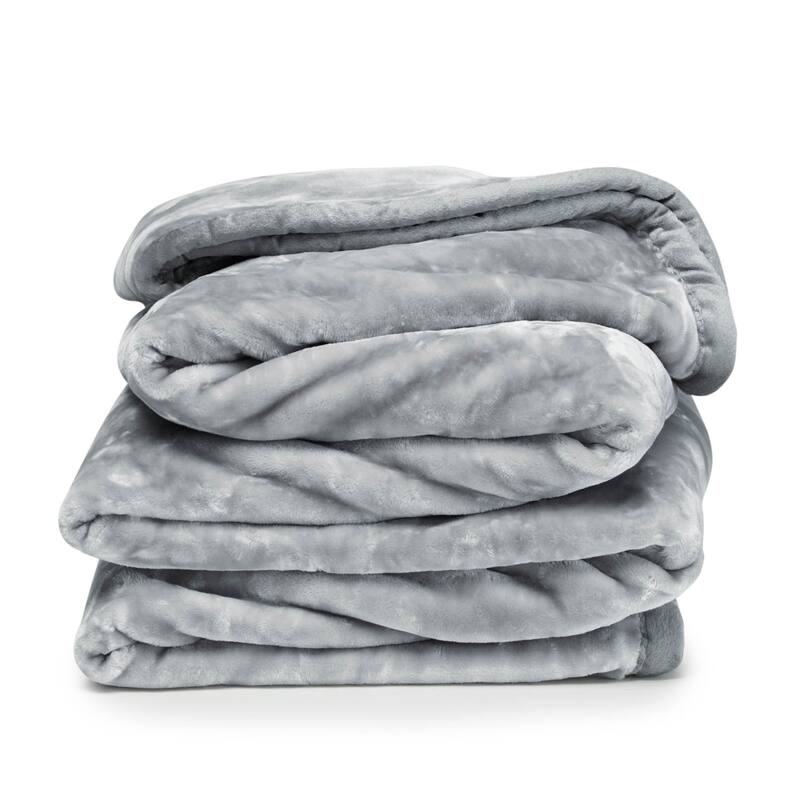 Clara Clark Ultra Plush Thick Reversible Microfiber Heavy Blanket - Raschel Imitation Mink Blanket