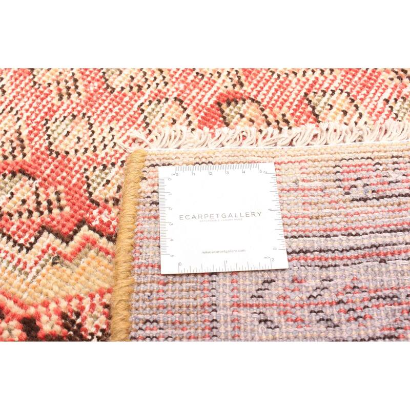 ECARPETGALLERY Hand-knotted Andelz Red Wool Rug - 4'1 x 6'8