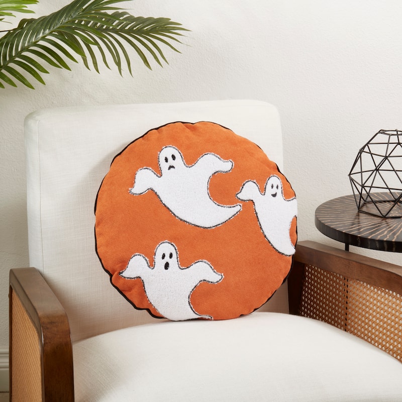 Ghost Poly Filled Throw Pillow