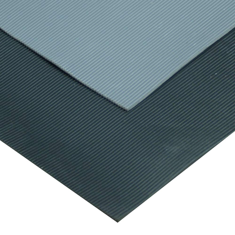 Rubber-Cal "Fine-Ribbed" Thermoplastic Flooring