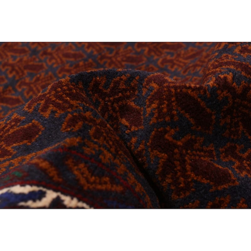 Teimani Burgundy Rug 3'10" x 6'4" - 3'10 x 6'4