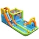 preview thumbnail 1 of 14, Inflatable Water Slide Park Bounce House Without Blower - Multi - 198" x 114" x 85" (L x W x H) 198" x 114" x 85" (L x W x H)