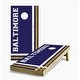 preview thumbnail 1 of 5, Baltimore Ravens Multi Stripe Cornhole Game (Choose Wraps or Boards) 2x4 Boards (24" x 48") - Include ALL Accessories