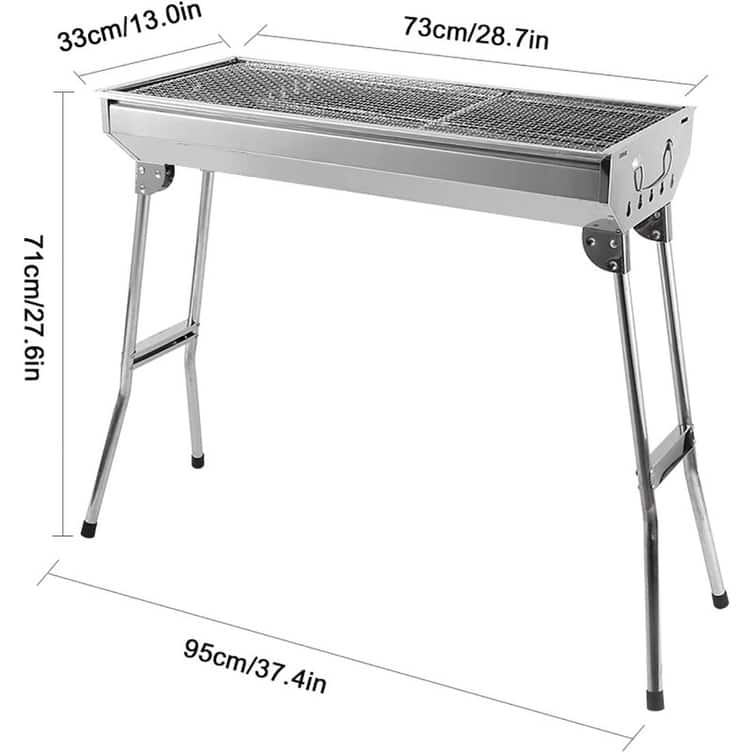 Barbecue Grill Portable BBQ Charcoal Grill Smoker Grill