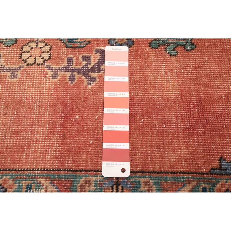 ECARPETGALLERY Hand-knotted Antalya Vintage Dark Copper Wool Rug - 8'3 x 11'3