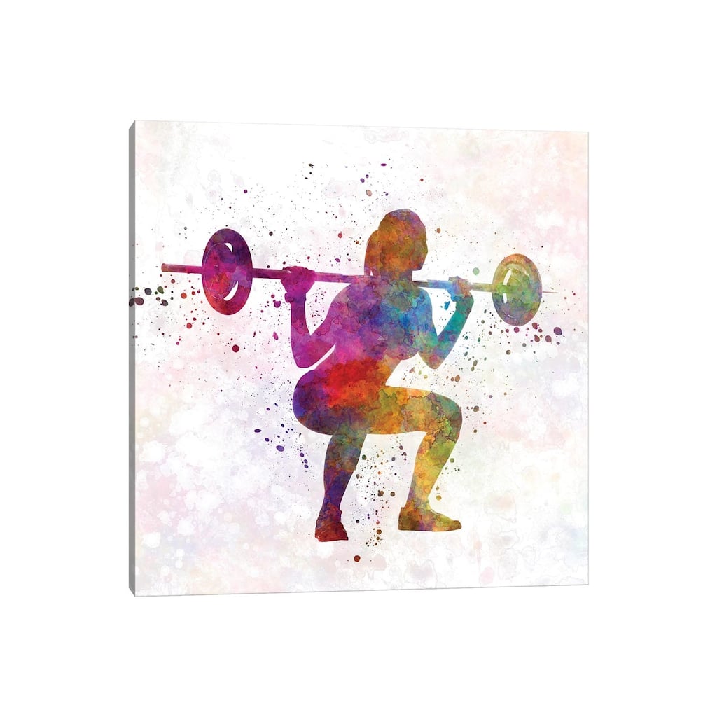 iCanvas "Body Buiding Woman" by Paul Rommer Canvas Print