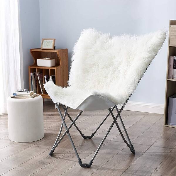 Oversized Butterfly Chair Mega Furry Plush On Sale Overstock 31804175 They are called moon chairs or butterfly chairs. oversized butterfly chair mega furry