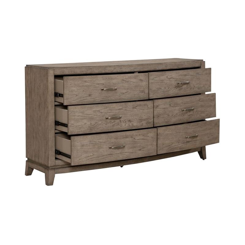 Avalon Burnished Beige Oak Bedroom Dresser