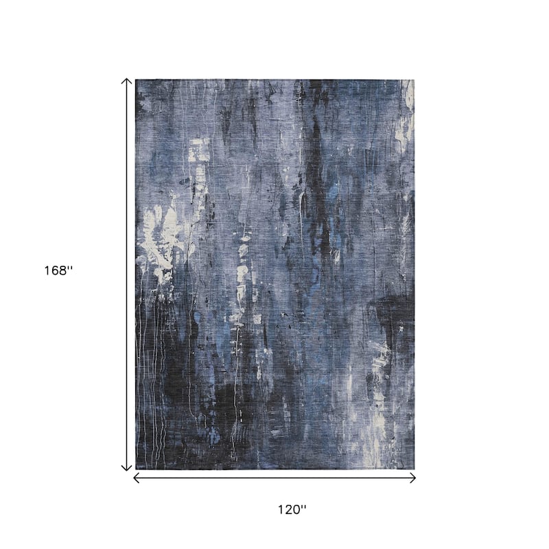 HomeRoots Abstract Transitional Rectangle Outdoor Rug