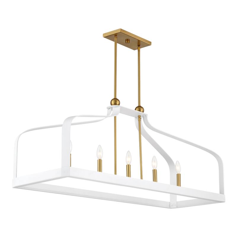 Savoy House 1-7804-5 Sheffield 5 Light 46" Wide Taper Candle Linear