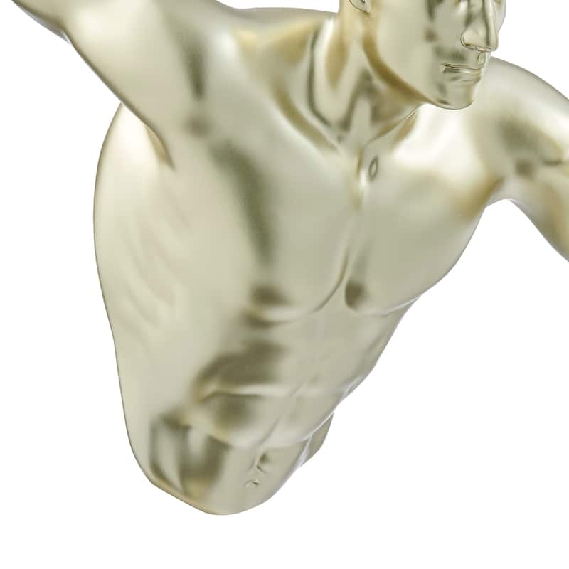 Wall Runner 20" Man Resin Sculpture