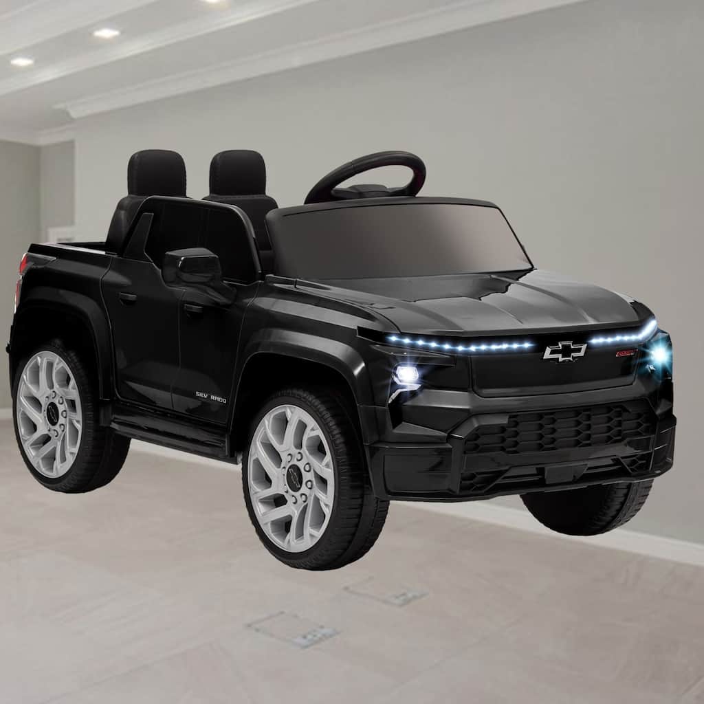 Chevrolet Licensed 12V Kids Electric Car with Remote Control, MP3, LED Lights, Spring Suspension, and 3 Speed Settings
