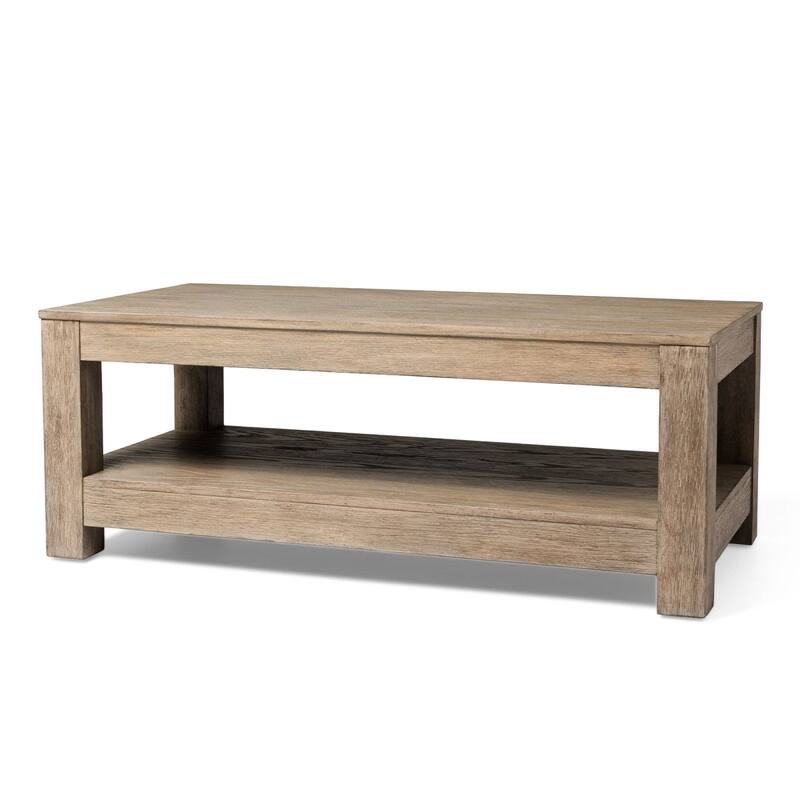 Maven Lane Paulo Wooden Coffee Table - Grey