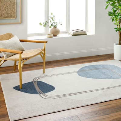 Livabliss Scandinavian St Tropez Geometric Area Rug
