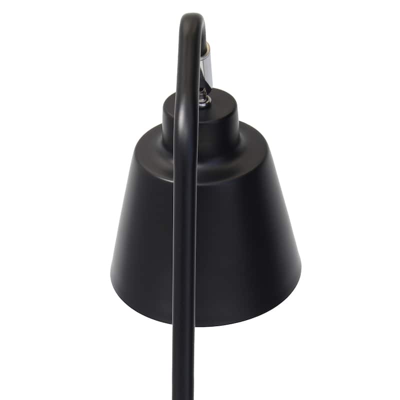 Metal Desk Lamp with Adjustable Cone Shade for Modern Workspace - 7.80 x 5.60 x 16 in. (L x W x H)