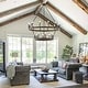 preview thumbnail 48 of 80, Acroma 20-light 40In Farmhouse Wagon Wheel Chandelier