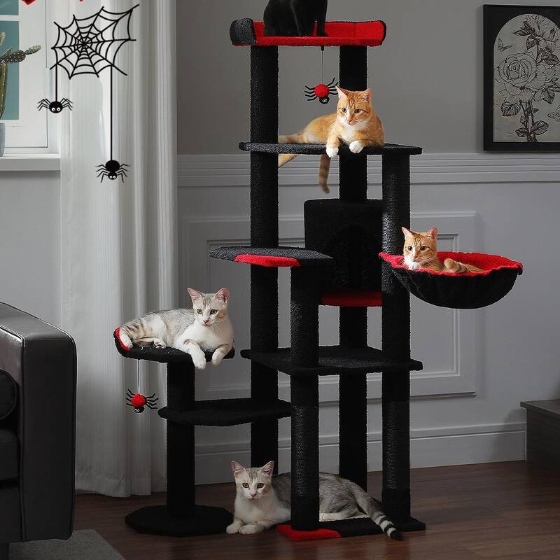 Multi-Level Cat Tree - Black