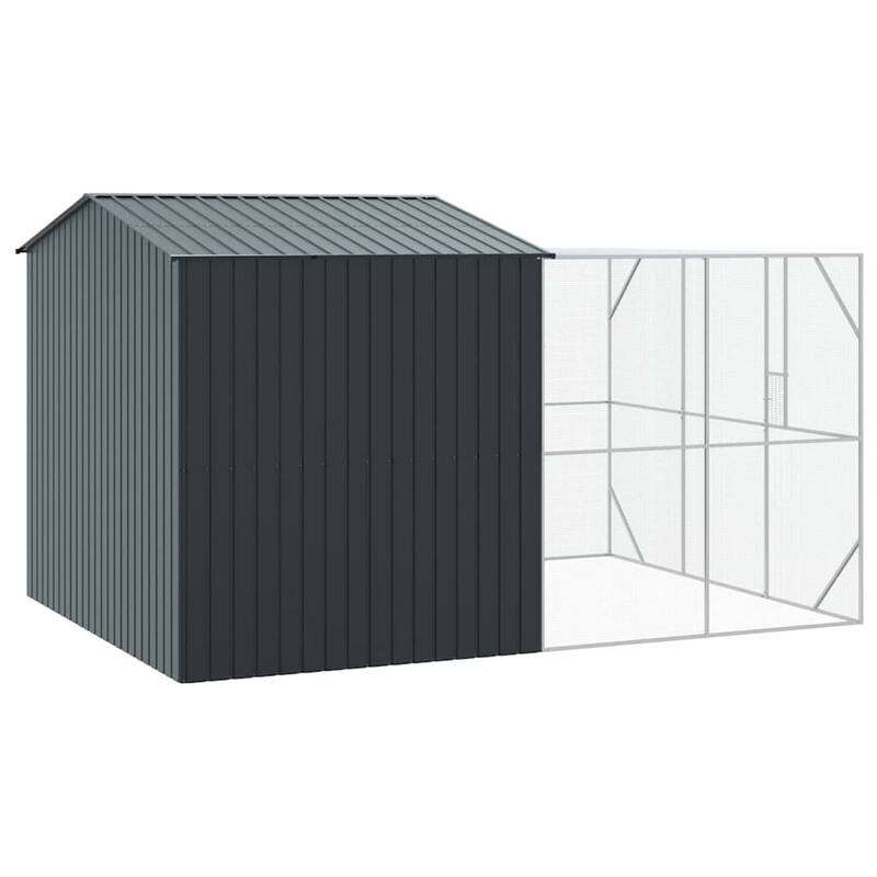 vidaXL Bird Cage Anthracite Galvanized steel