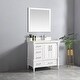 preview thumbnail 25 of 79, Willow Collections 36 in x 22 Aberdeen Freestanding Bathroom Vanity with Right Offset Bowl Sink and Countertop