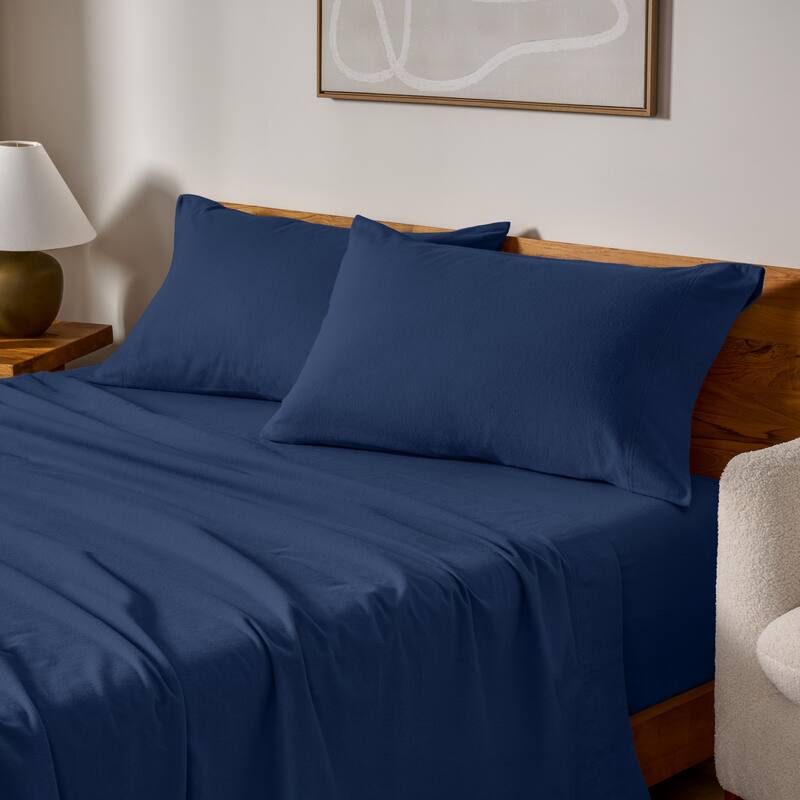 Bare Home Cotton Flannel Pillowcases (Set of 2)