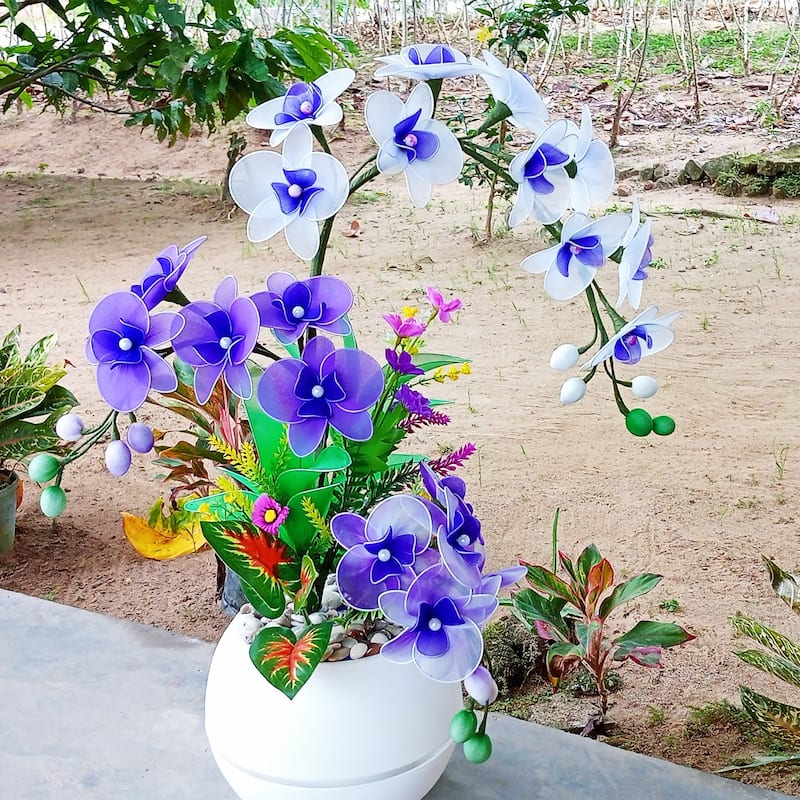 20Pcs Stocking Flower Fabric 65cm/26" for DIY Mesh Flowers Making
